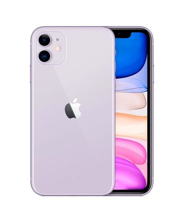 iphone 11 pro ош: IPhone 11, Б/у, 128 ГБ, Deep Purple, Чехол, 73 %