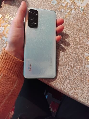 Xiaomi: Xiaomi Redmi Note 11, 128 GB, rəng - Mavi, 
 Barmaq izi