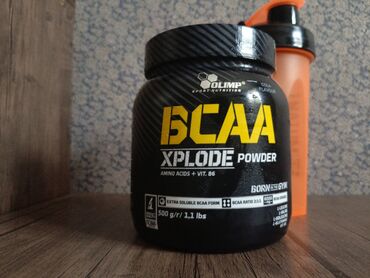 bcaa: Bcaa Olimp✅ 2: 1: 1 nisbətində, L-glutamin və vitamin B6 ilə