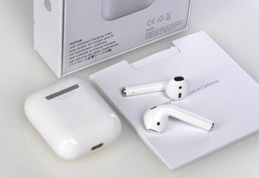 airpods pro5: Каптагычтар, Apple, Жаңы, Электр зымсыз (Bluetooth), DJ үчүн