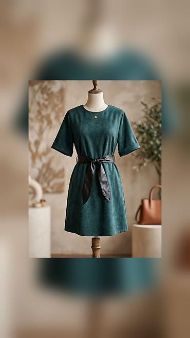 ucuz kask: Tünd yaşıl rəngdə don. (S/M/L razmerlərə uyğundur.) Yumşaq parça — 1