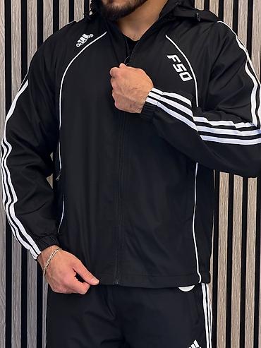 Kişi geyimləri: İdman dəsti, Adidas, Standart, rəng - Qara — 3