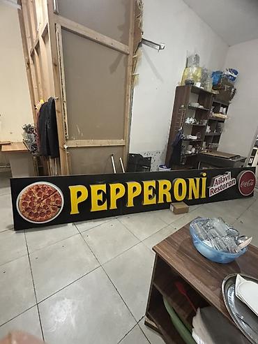 col reklamı: Məhsul: “PEPPERONI” restoran lövhəsi Uzunluğu 5 m kimi - Tip: Xarici — 2