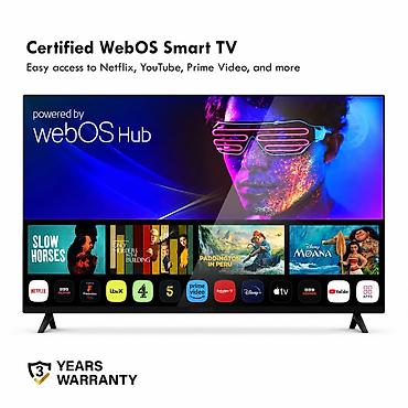 mobil ip tv: Yeni Televizor Hoffmann LED ekran 55" 4K (3840x2160), Pulsuz çatdırılma — 3