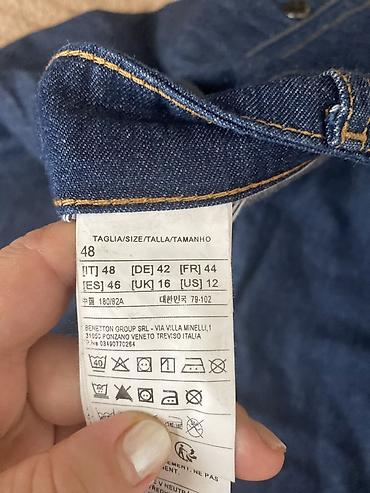 16 sadə: Cinslər, Benetton, 2XL, rəng - Göy — 4