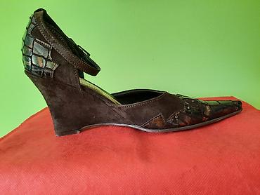 Ostale cipele: Ženske cipele od antilopa – elegantan model - Brend/izrada: kupljene — 5