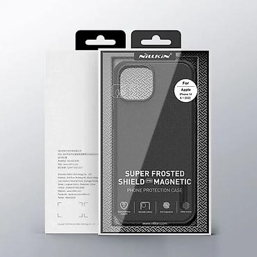 Maske i futrole za telefone: Maska Nillkin Scrub Pro Magnetic za iPhone 14 6.1 crna. Kataloški — 13