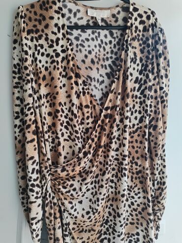 leopard haljina: Amn M (EU 38), L (EU 40), bоја - Šareno, Drugi stil, Dugih rukava