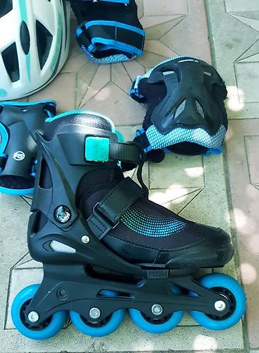 debilqə: Ролики Powerslide Joker Blue Sky Combo - в хорошем состоянии и — 4