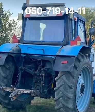 Коммерческий транспорт: Belarus MTZ traktoru – mavi kabinli, ön və arxa təkərlər iri — 4