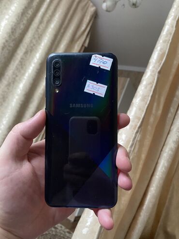 самсунг тел: Samsung Galaxy A30s, Б/у, 64 ГБ, цвет - Черный, 2 SIM