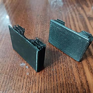 petg: Печать накладок для спорт инвентаря.(заглушки) Пластик: PETG⚫ — 4