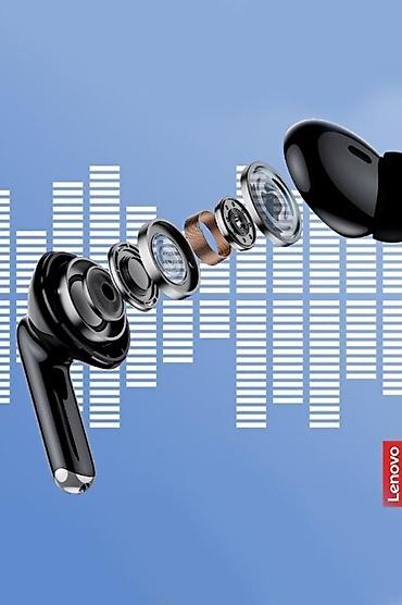 Qulaqcıqlar: Yeni Simsiz (Bluetooth) Qulaqcıqlar, Lenovo, rəng - Boz — 5