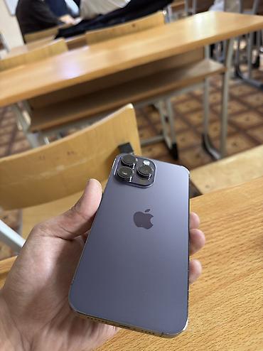isdəmis telefonlar: IPhone 14 Pro Max, 256 GB, Deep Purple, Face ID — 6
