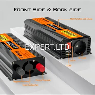 invertor nədir: Yeni Inverter, >5000 Vt, 12 - 220 volt, Ödənişli çatdırılma