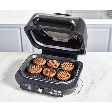 ipad ucuz: Ninja Foodi MAX Health Grill & Air Fryer AG551EUCP Gold Series – — 4
