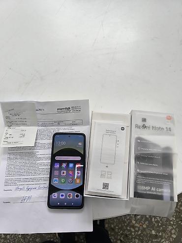 Другие мобильные телефоны: Смартфон Redmi Note 14 в голубом цвете — 2