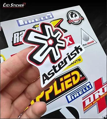 Delovi za motocikle: Nalepnice za motore Sponzori Castrol rockstar komplet-2503 📌 Opis — 2