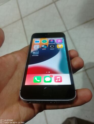 ZİL: IPhone SE, 32 GB, Natural Titanium, Zəmanət, Barmaq izi, Simsiz şarj