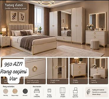 Yataq dəsti – zəriflik və rahatlıq bir arada Komplekt: - Taxt