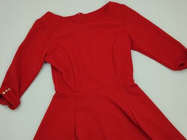 czerwona damskie świąteczna sukienki: Сукня, 2XS, стан - Дуже гарний