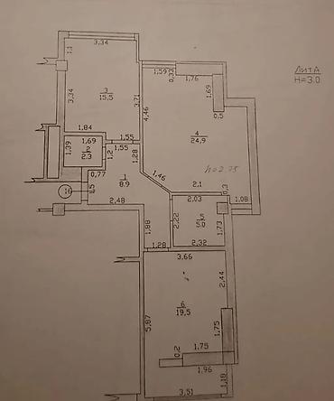 Продажа квартир: 2 комнаты, 76 м², Элитка, 6 этаж, Свежий ремонт — 4