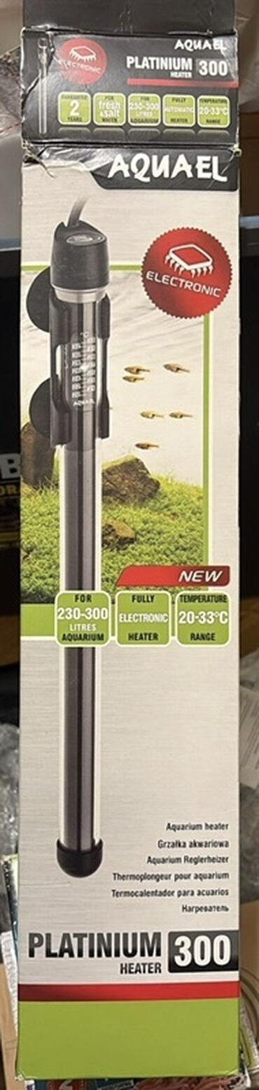 dib balıqları: Aquael Platinium Heater 300 – akvariumlar üçün tam elektron qızdırıcı