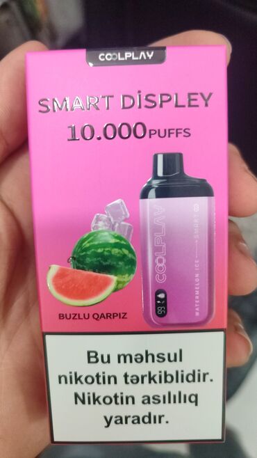 qelyan vape: Coolplay 10.000 şəkildəki çesitleri var hamsı kim istəsə əlaqə