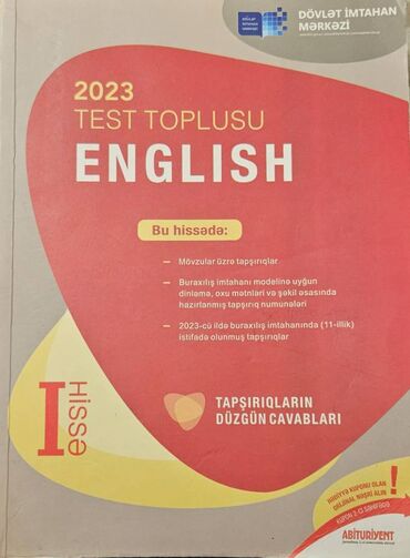 7 ci sinif ingilis dili dim kitabi: DIM 2023 test toplusu Ingilis dili 1,2-ci hissə