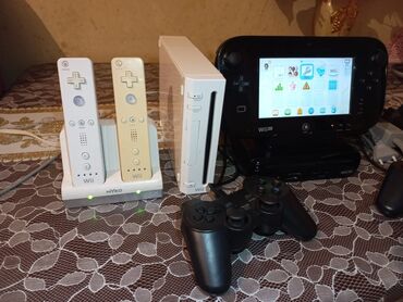 Nintendo Wii: Nintendo Wii U + Wii gamepad 32gb yaddaş — 2
