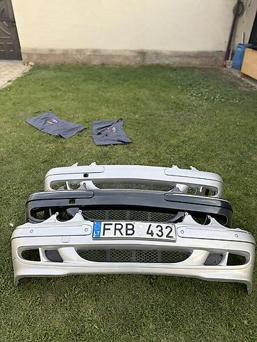 mers 210: Бампер Mercedes-Benz, Б/у, Оригинал — 4