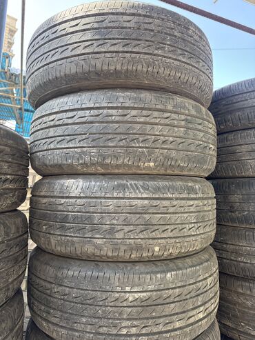 Шины: Шины 225 / 55 / R 17, Лето, Б/у, Комплект, Легковые, Япония, Bridgestone