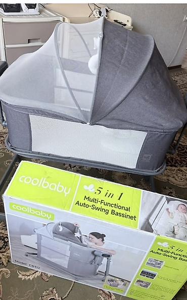 Детская колыбель Coolbaby 5 in 1, модель CB112 — многофункциональная