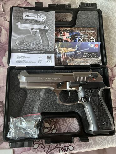 pistolj: Ekol firat Magnum 9mm Mis siva boja sa koferom i nastavkom za signalne