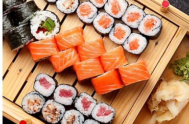 aşpaz: Salam Sushi Maks çatdırılmaya daimi Sushi men tələb olunur təcrübə — 1