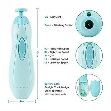 Personal Care Appliances: ELEKTRIČNA TURPIJA ZA NOKTE,TURPIJA ZA NOKTE ZA BEBE | Trimer za — 3