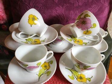 Stare vaze i dekor: Servis nov za kafu,caj iz 1951 do 1972godine. Nemacka. Rheinpfalz — 5