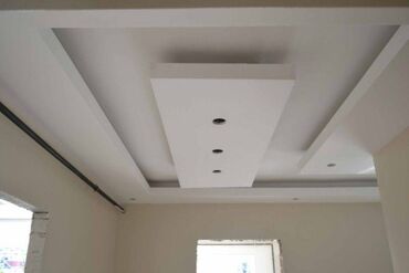 Malyar işləri: Hər növ Alcipan işləri görülür. Düz sadə tavan. Ara kəsmə divar — 16