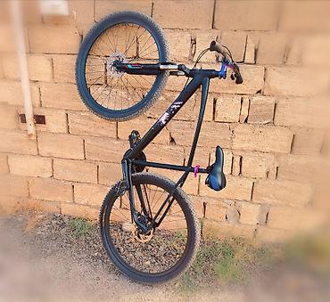 velosiped 16: MTB tipli velosiped - Rəng: mat qara, dekorativ stikerlərlə - — 2