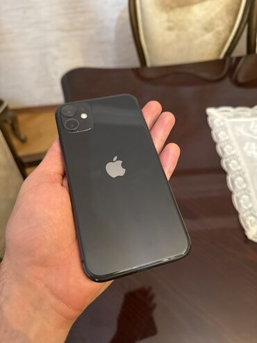 Apple iPhone: IPhone 11, 64 ГБ, Черный, Беспроводная зарядка, Face ID, С документами