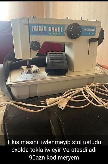 Tikiş maşınları: Veritas “Rubina” tikiş maşını - Elektriklə işləyən, pedallı model - — 1