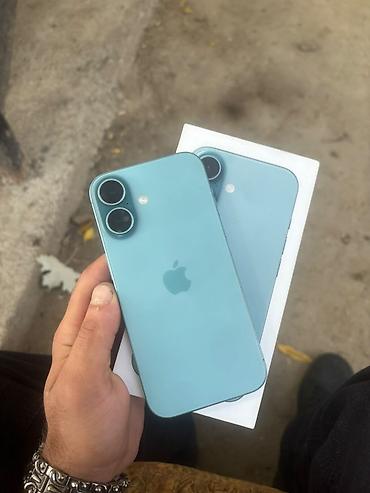 iphone 5c: IPhone 16, 128 GB, Mavi, Face ID — 1