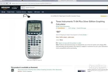 Ostala elektronika: Texas Instruments TI-84 Plus Silver Edition; Korišteno, u EKSTRA — 1