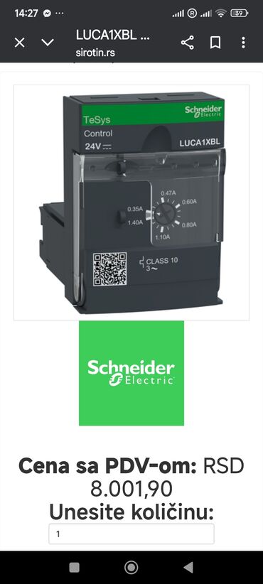 Elektro materijal: Schneider Electric TeSys U – modularni motorni starter sistem - Baza — 2