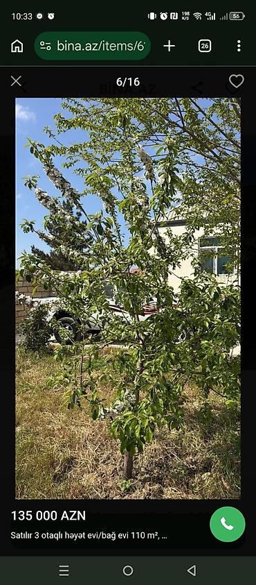 60 mine evler: Satılır: 3 otaqlı həyət evi/bağ evi Ümumi sahə: 110 m² Torpaq sahəsi — 3