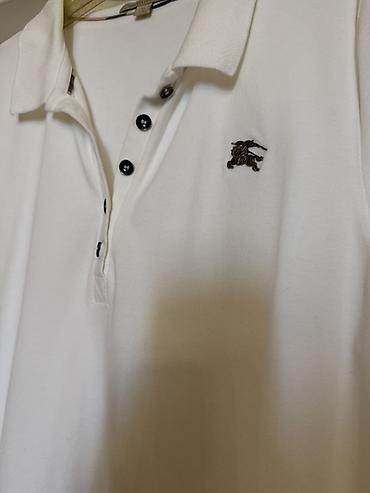 ag cins: Polo köynək, Burberry, XL, rəng - Ağ — 2