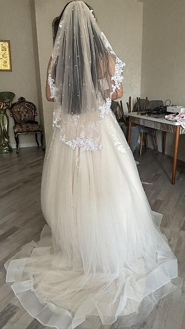 toy geyim: Teze Zərif gəlinlik dəsti - Siluet: A-line/prinsessa kəsim, yüngül və — 2