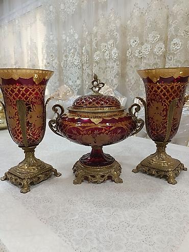 Stəkanlar: Stəkanlar, rəng - Qara, Şüşə, 14 ədədli dəst — 13