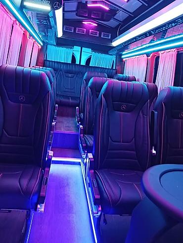 rex sprinter: Переоборудованный микроавтобус Mercedes-Benz с кожаными сиденьями — 3