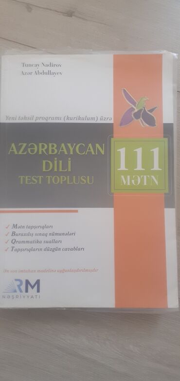 Kitablar, jurnallar, CD, DVD: Azərbaycan dili,RM mətn kitabı.İçi tərtəmizdir.Səliqə ilə istifadə